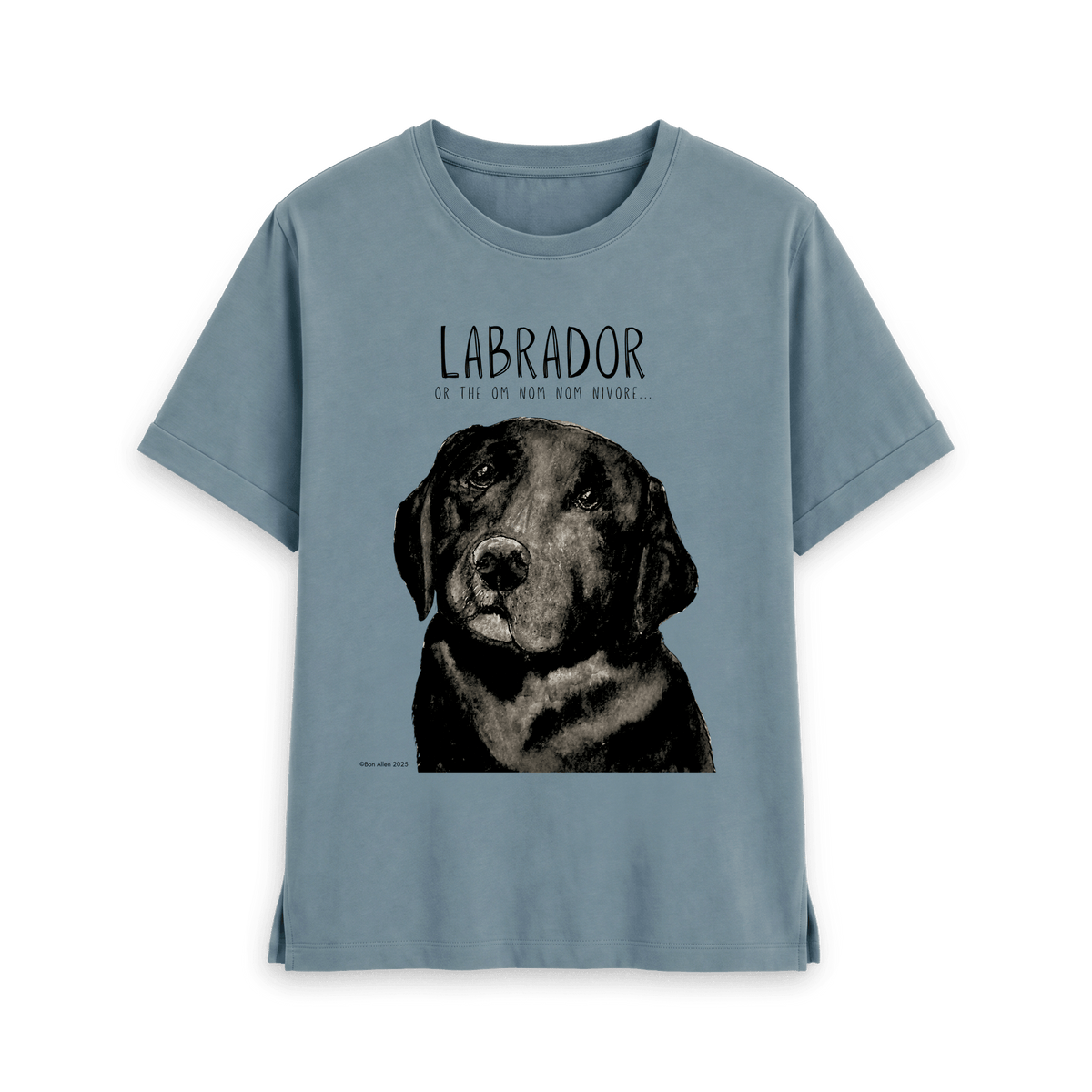 Feed Me Snacks & Compliments: The Black Labrador Tee