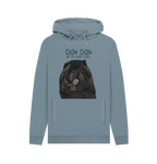 Black Chow Chow 'The Aloof Floof' Men's Hoodie – Stylish and Cozy