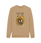 Stay Cozy in Style – Red Chow Chow Men's Crewneck Sweatshirt!