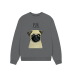Pug Women's Oversized Sweatshirt