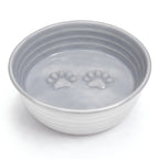 The Poppy Collection Dog Bowl - Grey