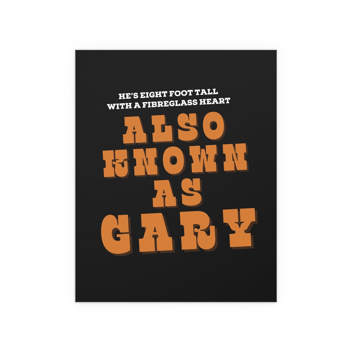 Blossoms - Gary (Black & Orange)