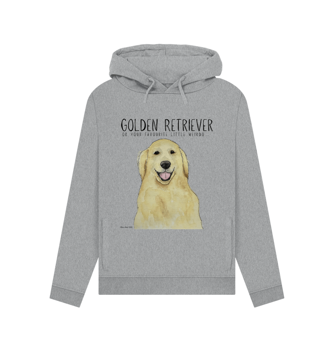 Golden Retriever Energy: Sustainable Women’s Hoodie