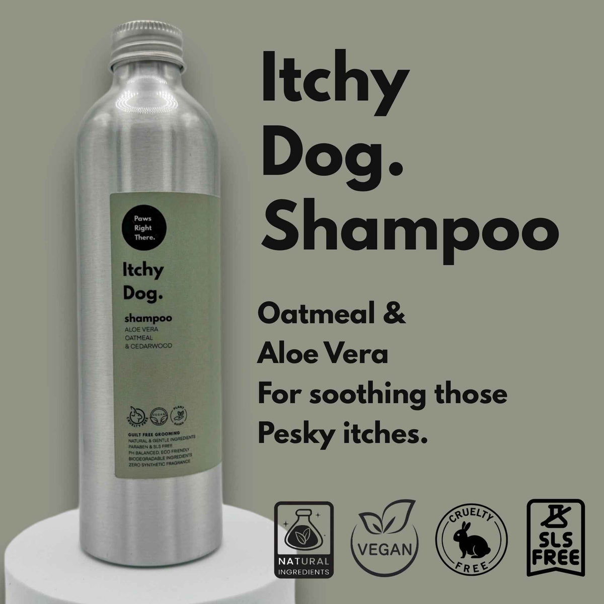 Itchy Dog Shampoo with Oatmeal & Aloe Vera 250ml