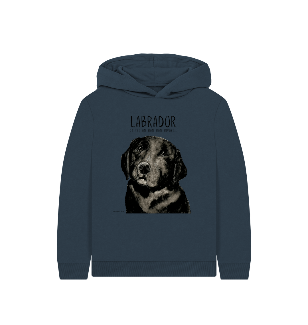 Snack Mode: Activated – The Black Labrador Kids’ Hoodie