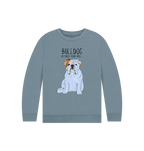 Furry Road Cool: Bulldog Power Kid’s Sweatshirt for Playtime Warriors!