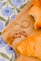 Croissant Hoop Earrings
