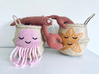 Pink Jellyfish Basket - Small