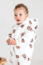 The Bear Puffer Suit with Hood