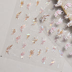 Hello Claws | Pink Flower 5D Nail Deco Sticker
