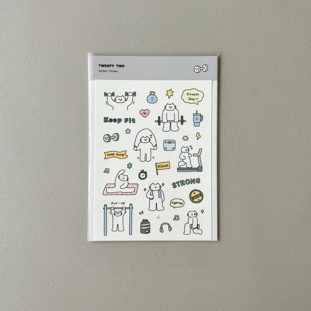 Twenty Two | Mini Kitty Summer Sticker