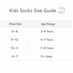 Sock Stack 6 Pairs Kids Cotton Rich School Socks Ankle Breathable Durable Uniform Unisex