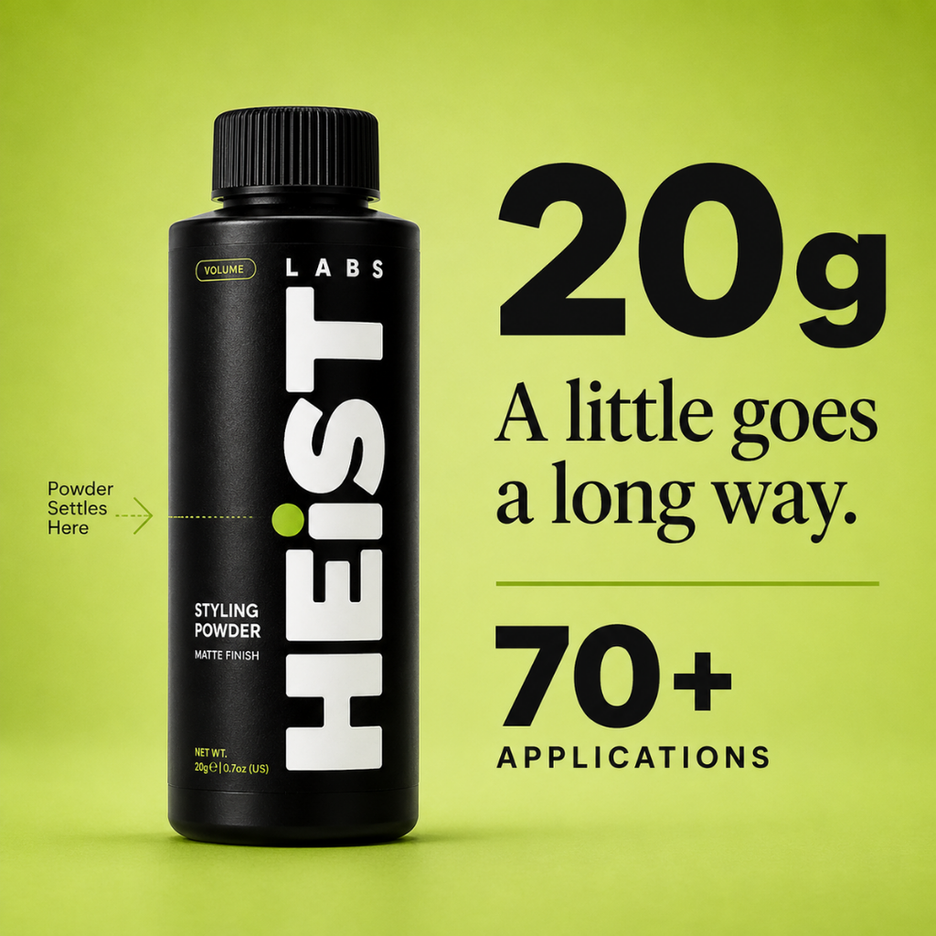 Matte Dust Hair Styling Powder by Heist Labs - Volume & Dry Texture (20g)