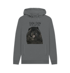 Black Chow Chow 'The Aloof Floof' Men's Hoodie – Stylish and Cozy