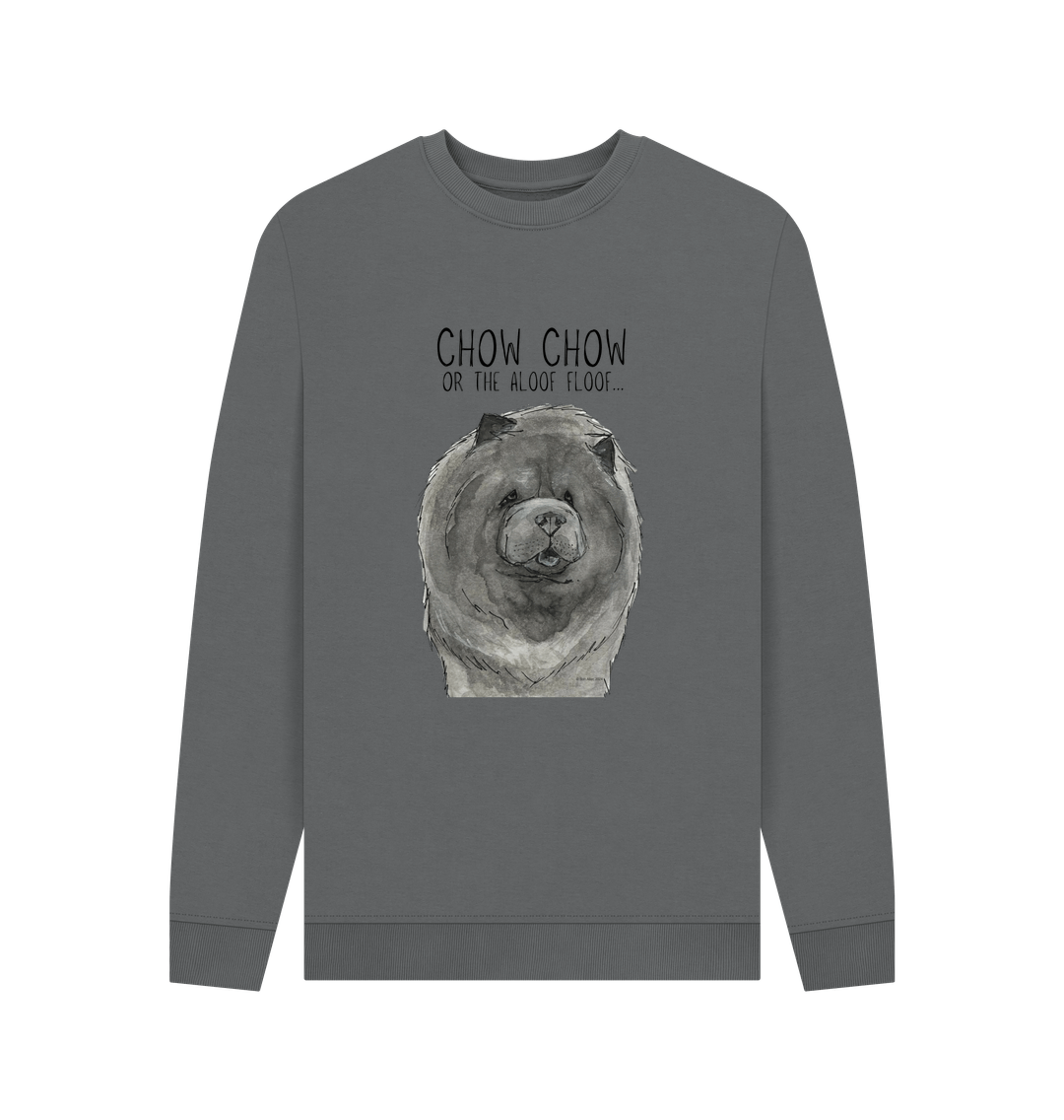 Blue Chow Chow Men's Crewneck Sweatshirt – Featuring The Aloof Floof!