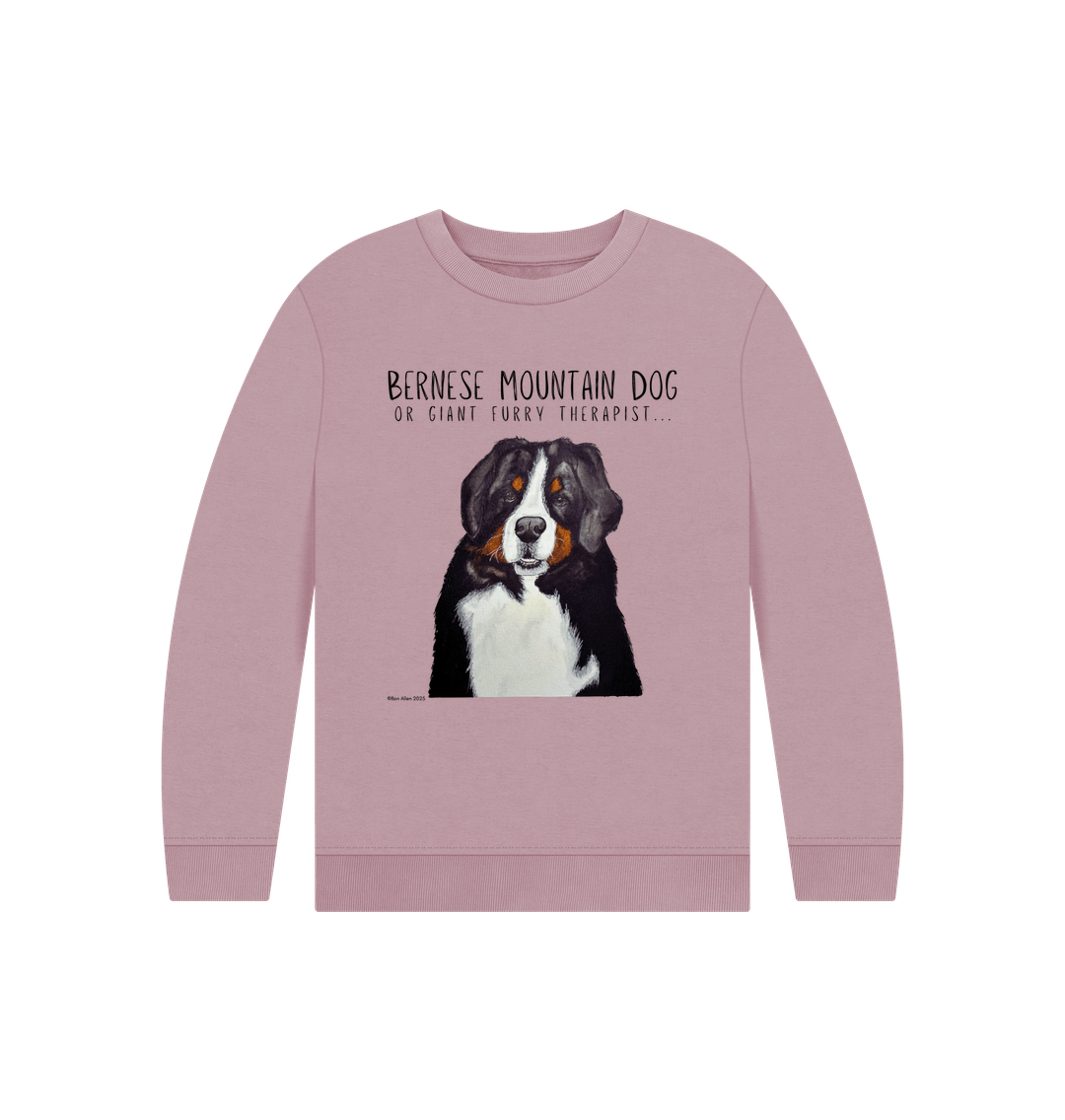 Bernese Mountain Dog Child's Sweatshirt – The Ultimate Giant Furry Therapist!