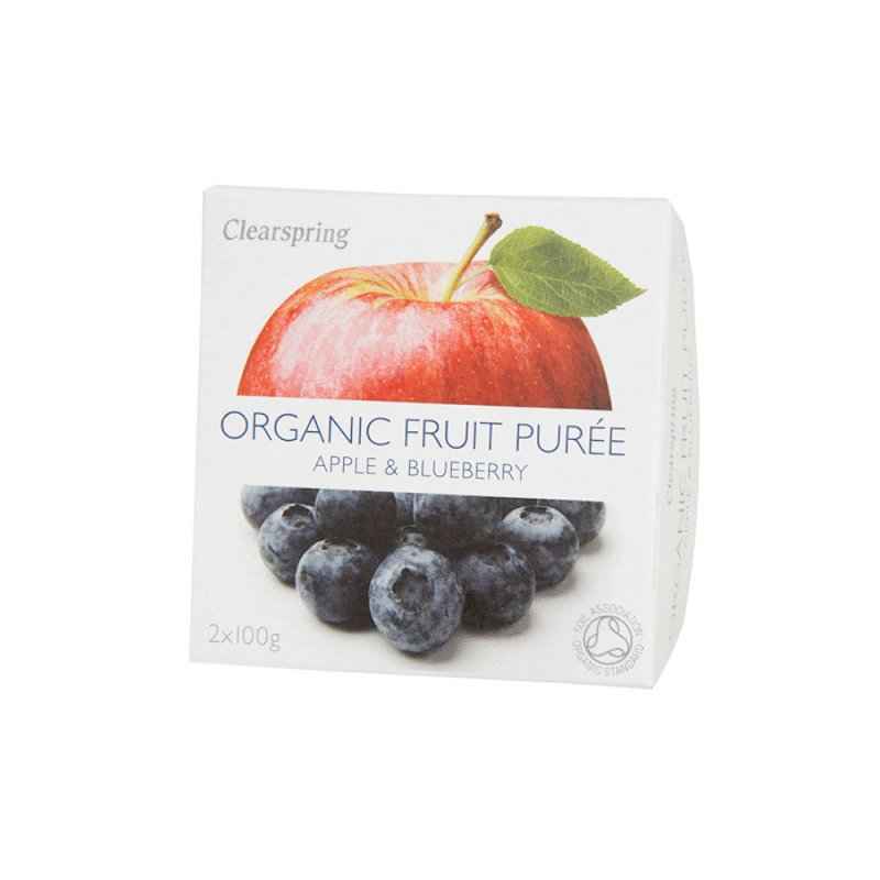 Clearspring Organic Apple & Blueberry Puree
