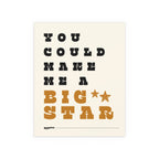 Blossoms - Big Star (Off-white + Black + Gold)