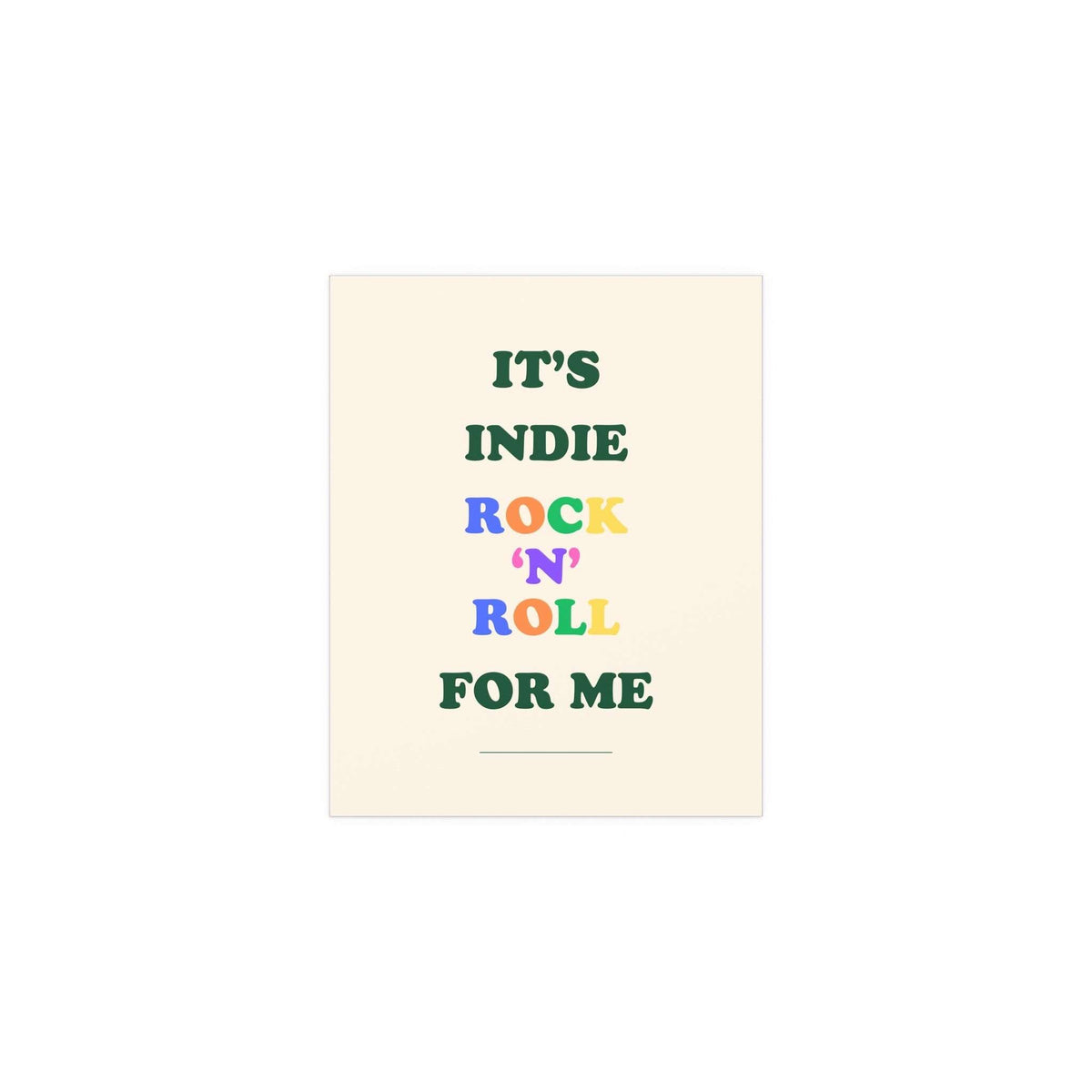 The Killers - Glamorous Indie Rock n Roll (Off-white)