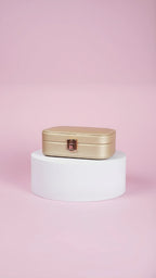 Travel Jewellery Box – Compact Trinket Organizer With Mirror