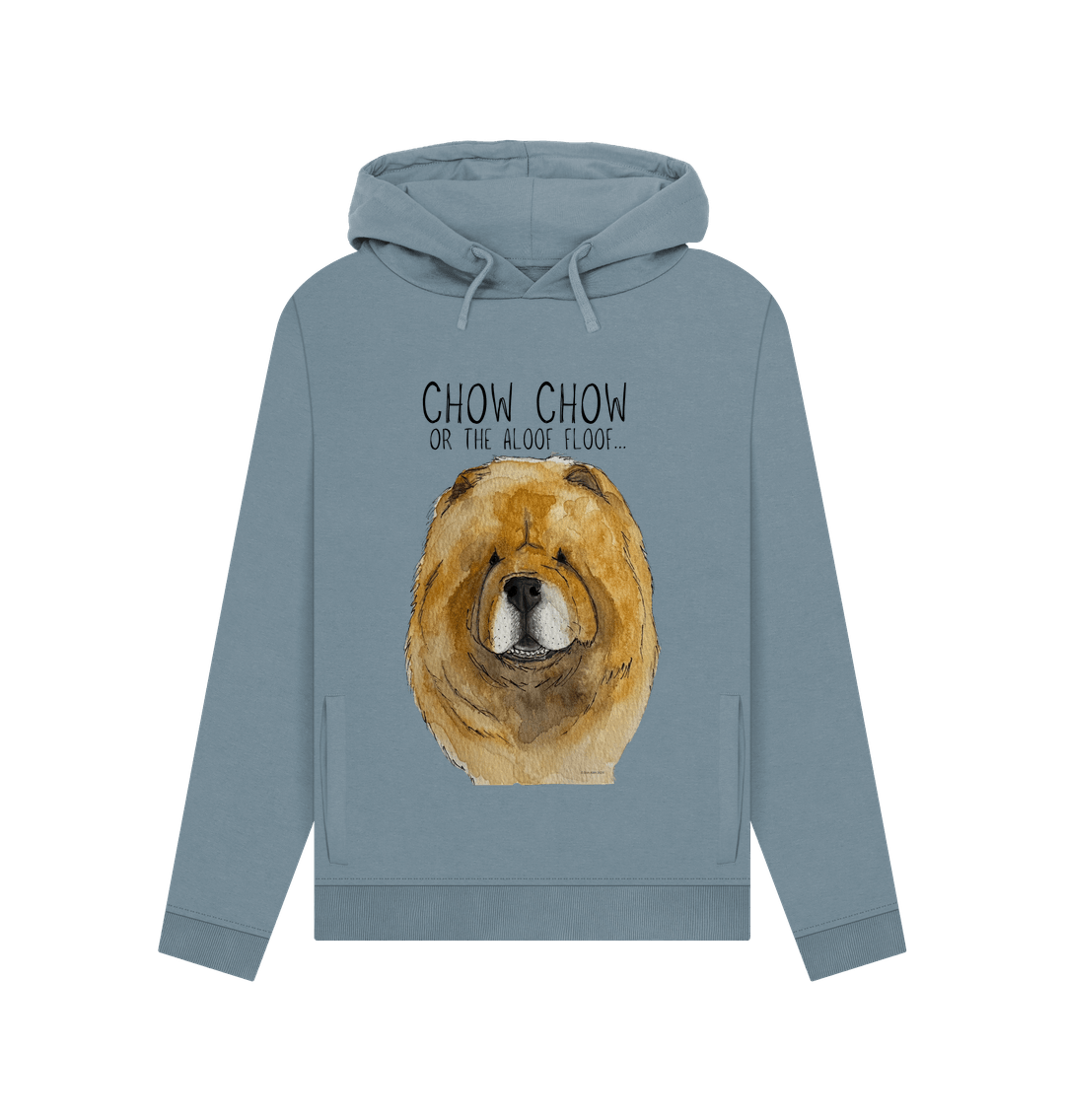 Stay Warm & Fluffy: Red Chow Chow Women's Hoodie