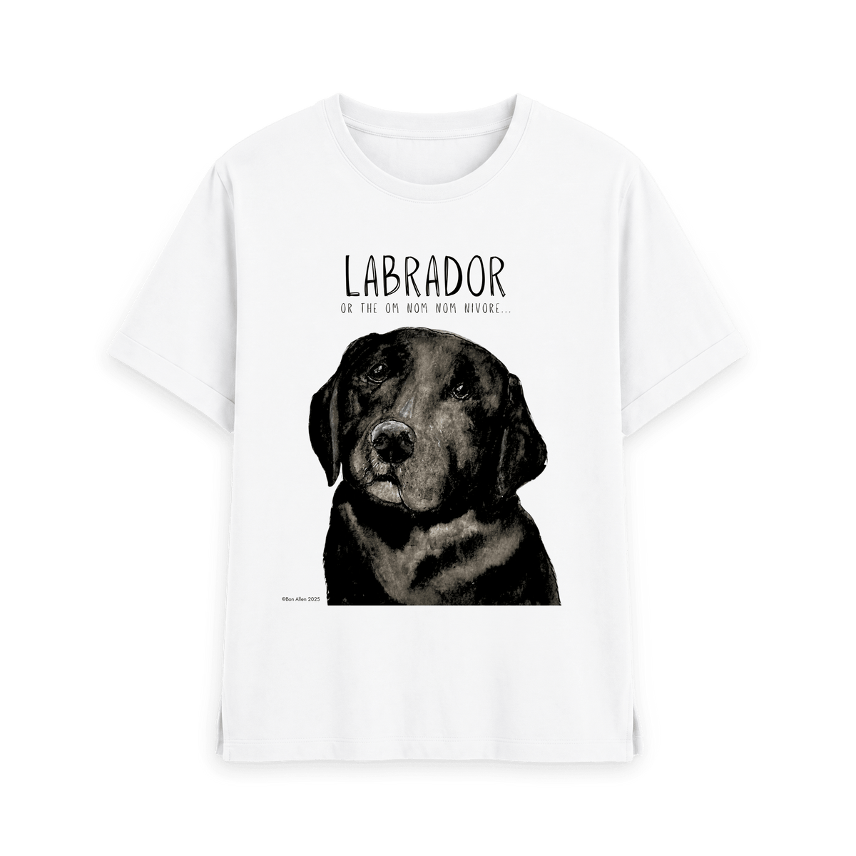 Feed Me Snacks & Compliments: The Black Labrador Tee