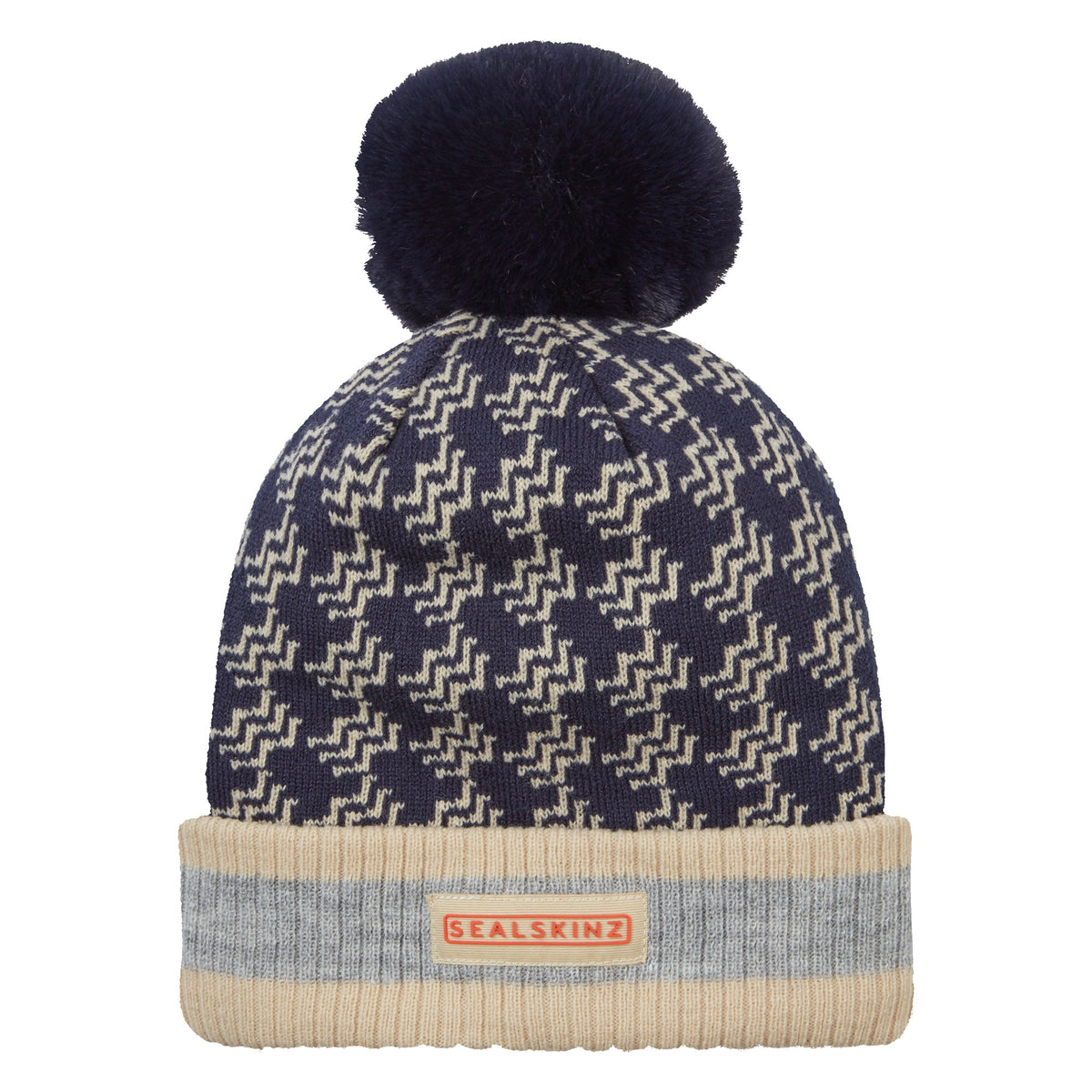 Waterproof Bobble Hat with Knitted Mitten For Men and Women