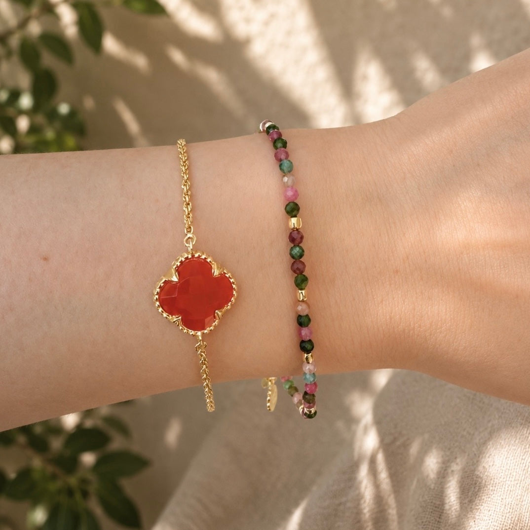 Tyche Gemstone Bracelet Carnelian