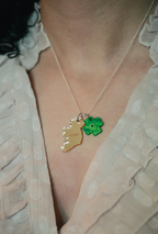 Ireland & Shamrock Necklace