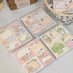 Hello Cat | Flower Patchwork Memo Note Pad