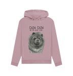 Cozy Up in the Blue Chow Chow Women's Hoodie – Featuring The Aloof Floof!