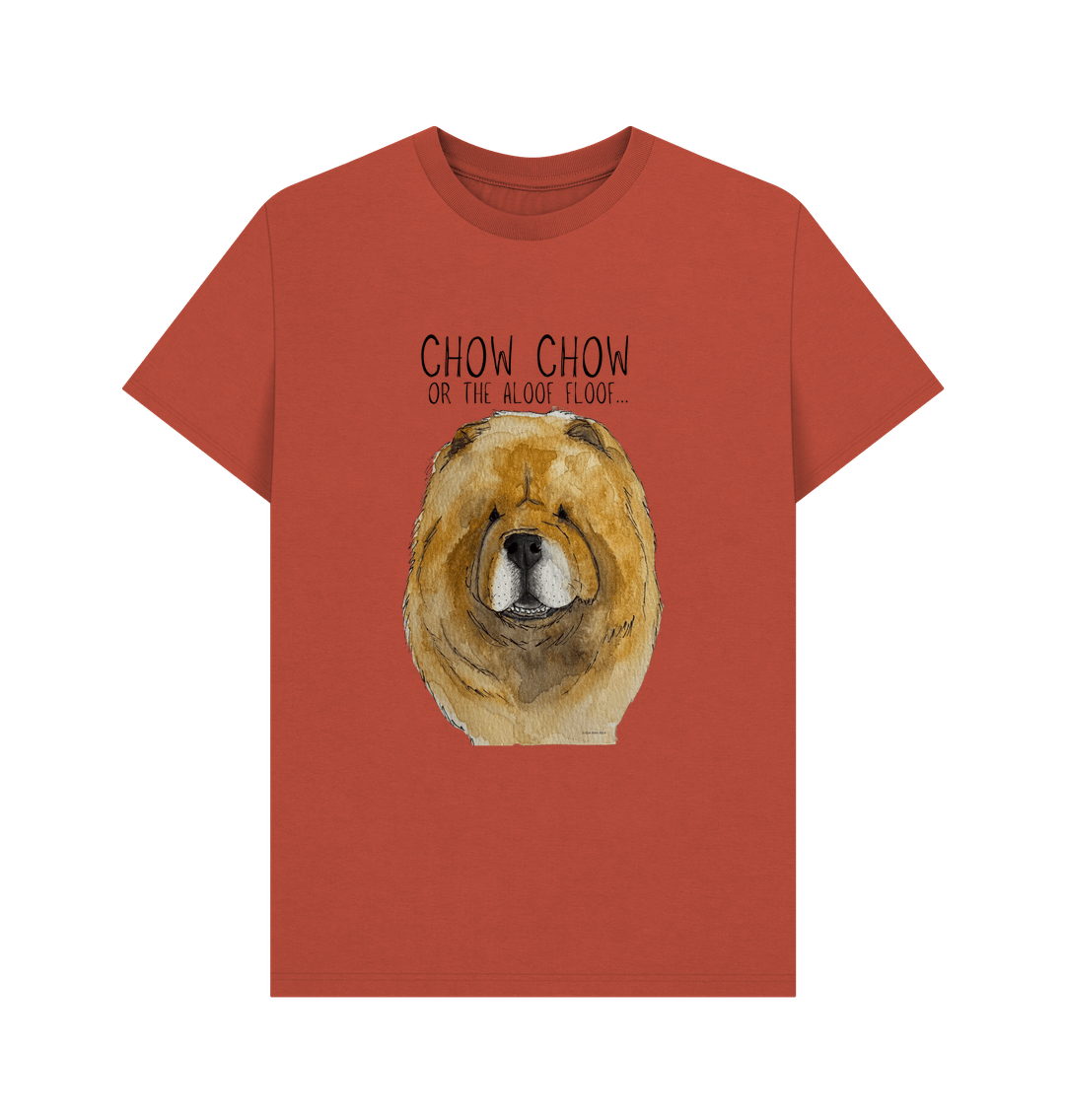 Show Off Your Aloof Floof with This Fun Red Chow Chow Tee!