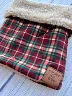 Tartan Me Up - Red & Cream Tartan Dog Snood