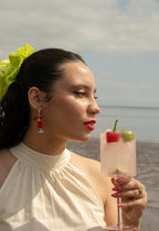 Love on the Beach Hoop Earrings