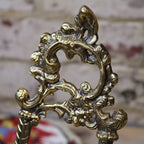 Sabarmati Set of 2 Vintage Brass Display Easels
