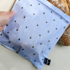 Lou-bees Designed Blue Bee Beeswax Food Bag – Reusable Eco Storage