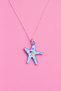 Blue Starfish Necklace