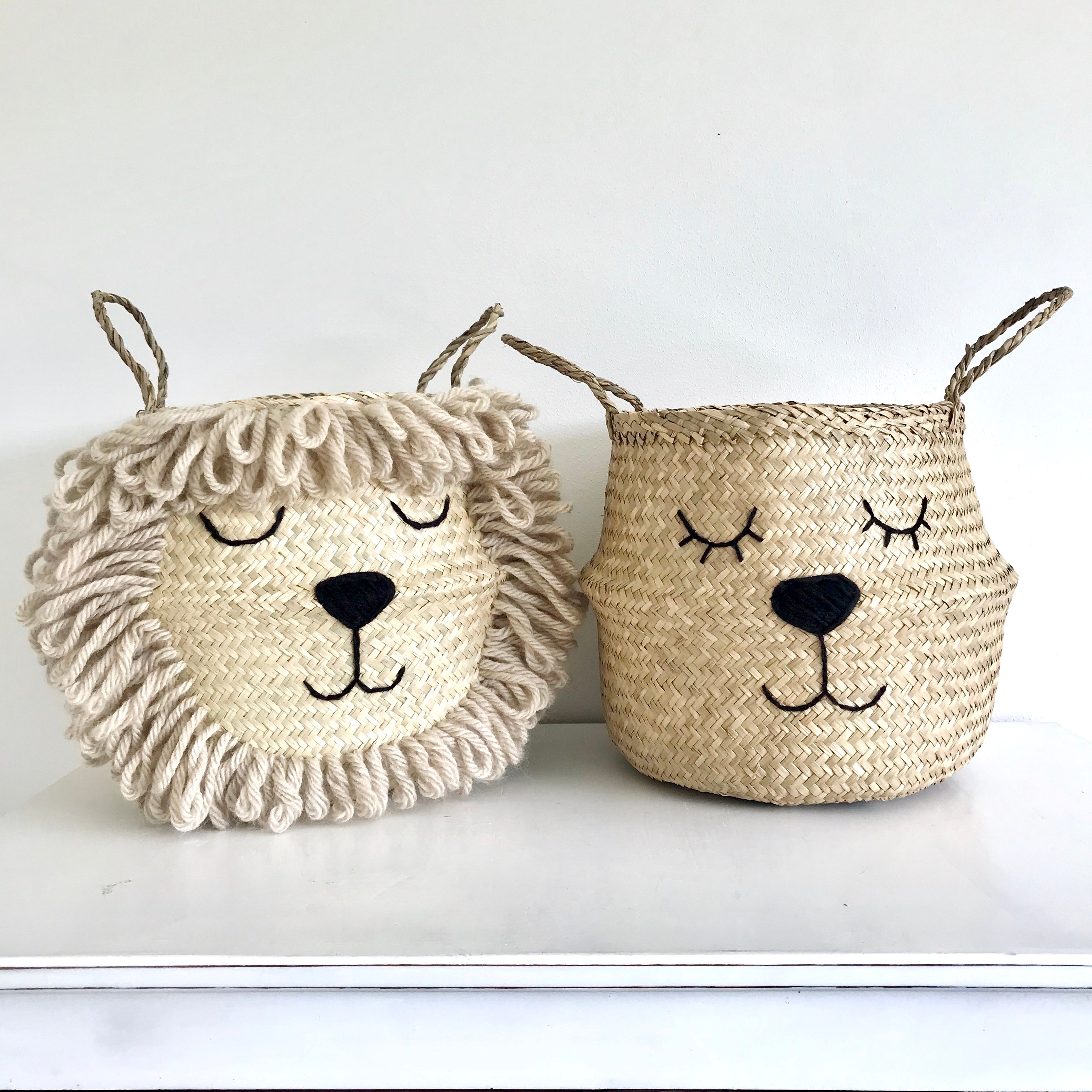 Natural Lioness Basket - Large