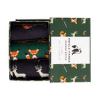 Countryside Sock Box - 3 Pairs of Bamboo Socks (His)