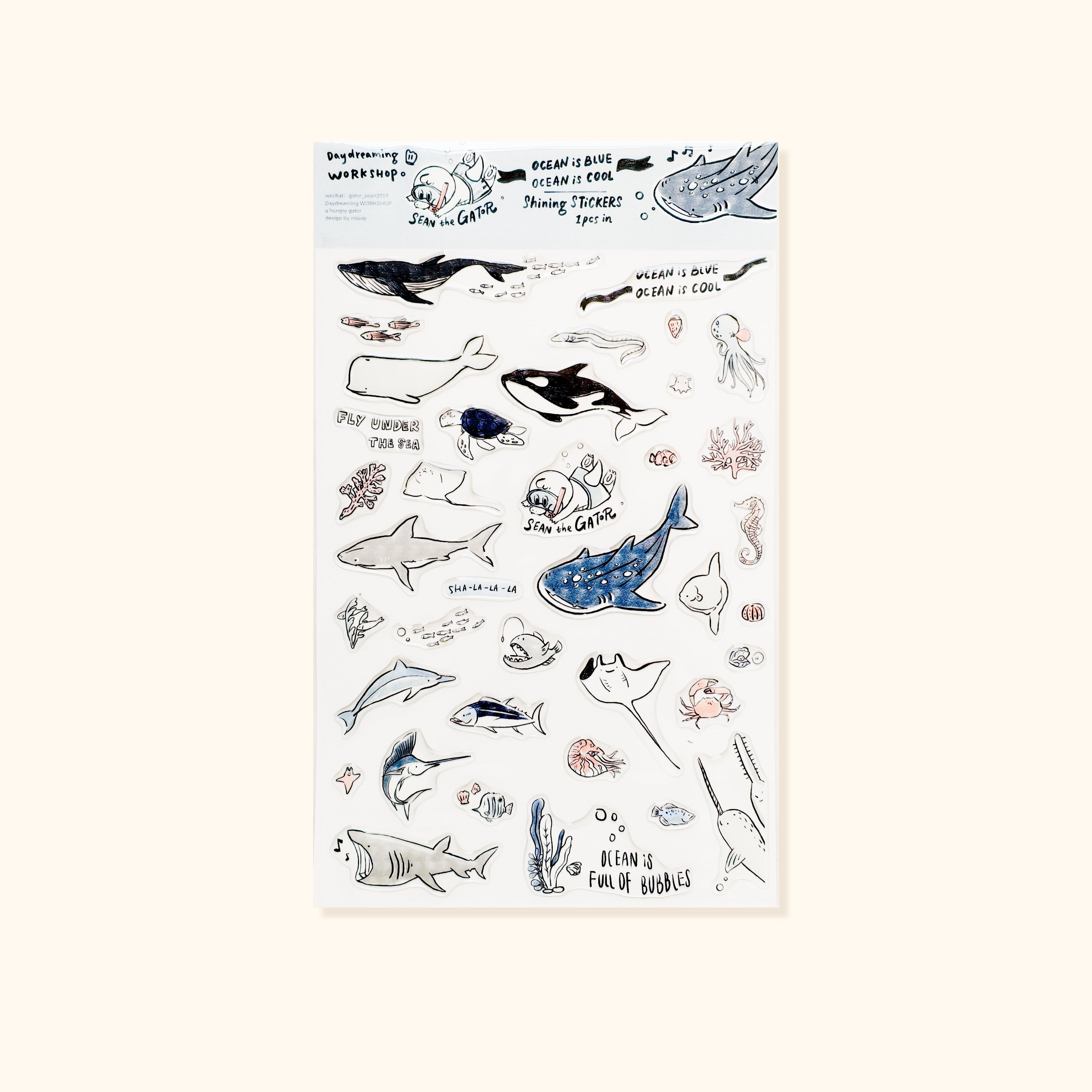 A Gator Life | OCEAN is COOL Resin Sticker