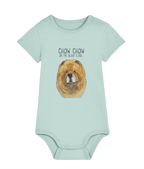 Adorable Red Chow Chow Baby Bodysuit – Perfect for Little Paw-sitives!