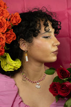Cigarette Hoop Earrings
