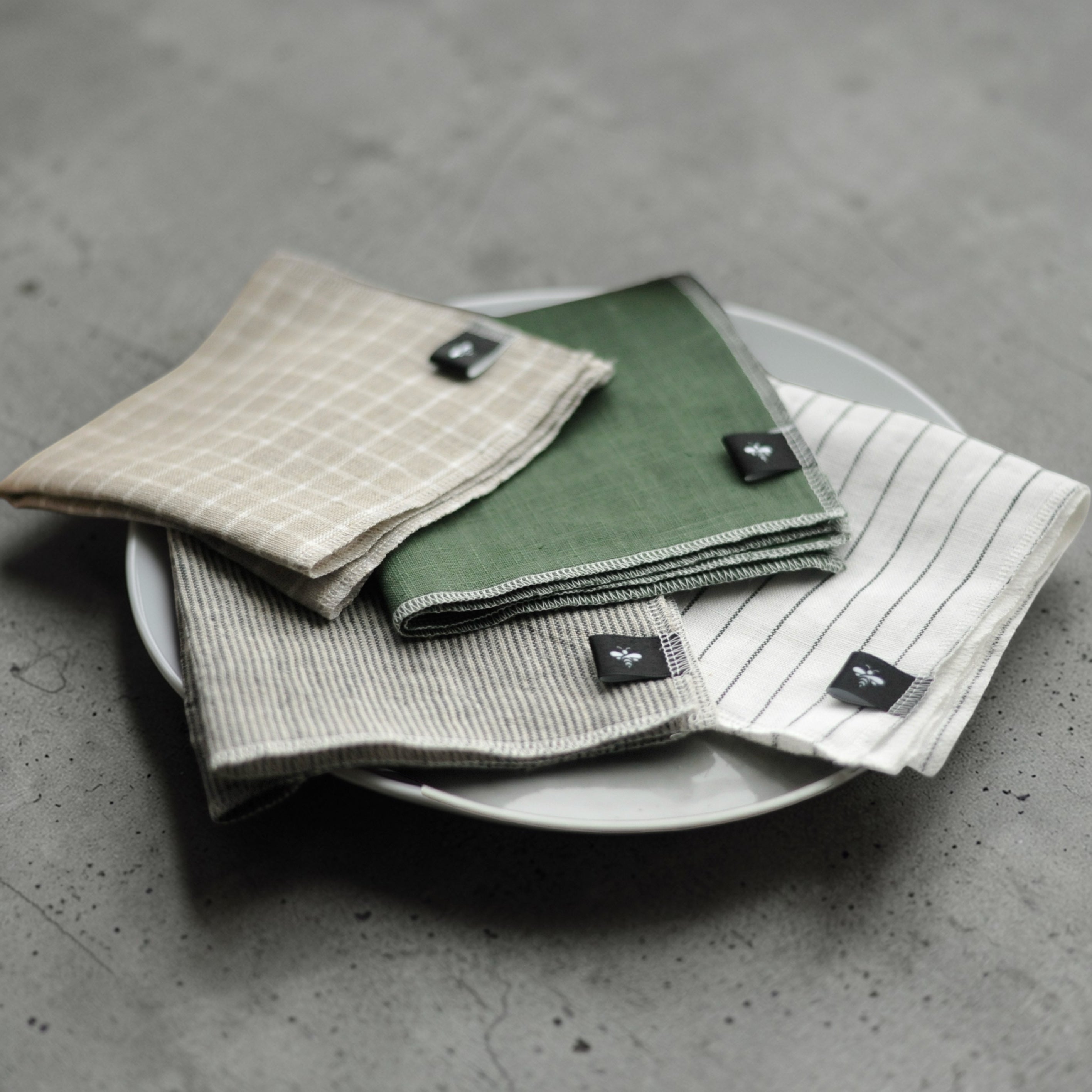 Neutral Linen Cloth Set