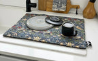 Strawberry Thief Red Drying Mat