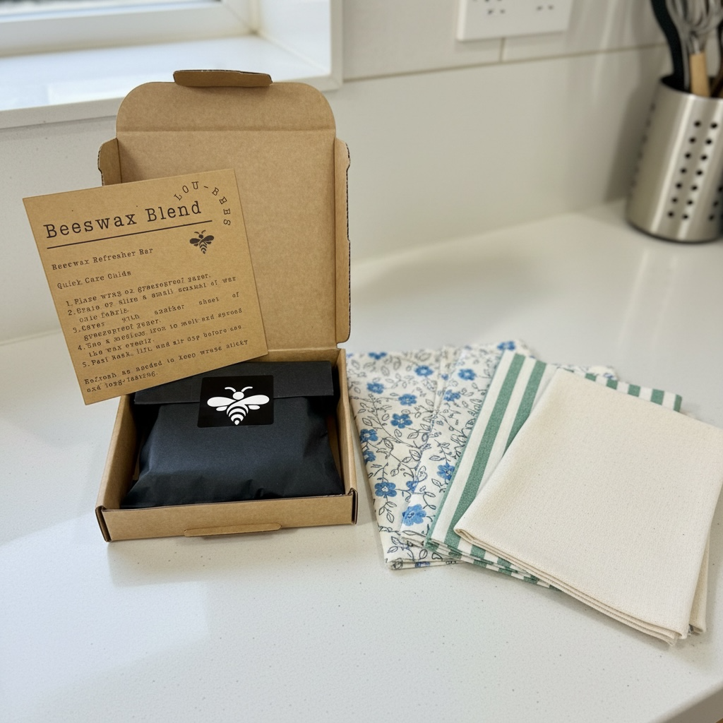 Beeswax Wrap Refresher Bars – 3 Pack (80g)