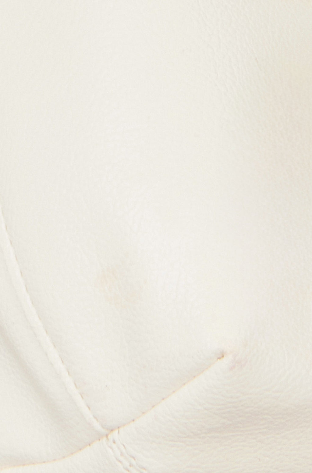 Yumi Ivory Shoulder Scoop Bag With Buckle