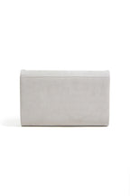 Yumi Ivory Shimmer Envelope Clutch Bag