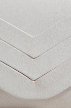 Yumi Ivory Shimmer Envelope Clutch Bag