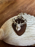 Stag Seaglass Keyrings