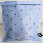 Lou-bees Designed Blue Bee Beeswax Food Bag – Reusable Eco Storage